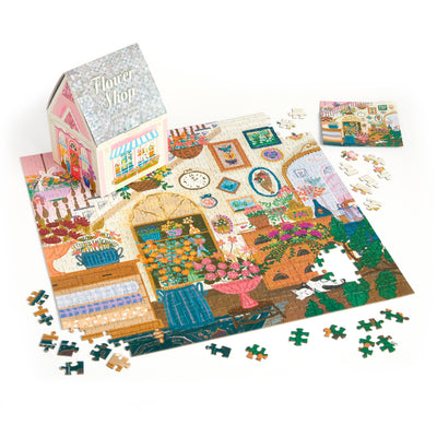 Flower Shop 500 Piece Puzzle - Mulberry Market Designs