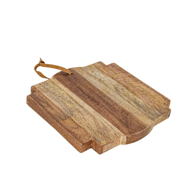 Natural Mango Wood Square Cutting Board - Mulberry Market Designs