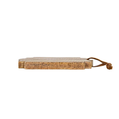 Natural Mango Wood Square Cutting Board - Mulberry Market Designs