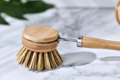 Wood Scrub Brush with Handle