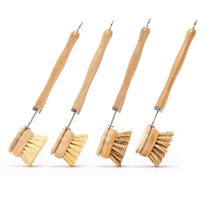 Wood Scrub Brush with Handle
