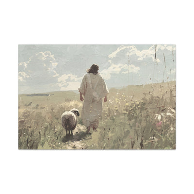 Jesus Leaves the 99 Canvas Art