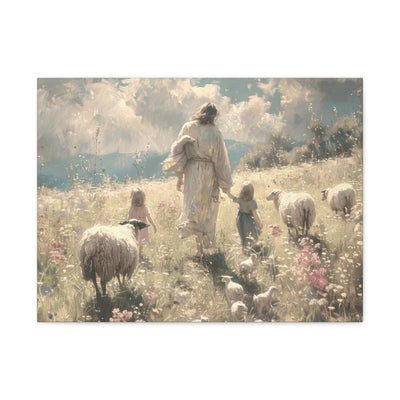 Blessed Are the Children Canvas Art