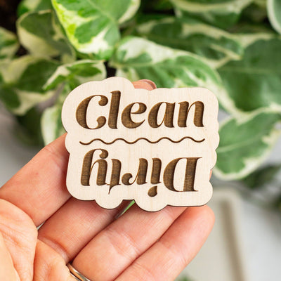 Clean/Dirty Dishwasher Magnet - Mulberry Market Designs