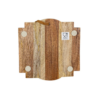 Natural Mango Wood Square Cutting Board - Mulberry Market Designs