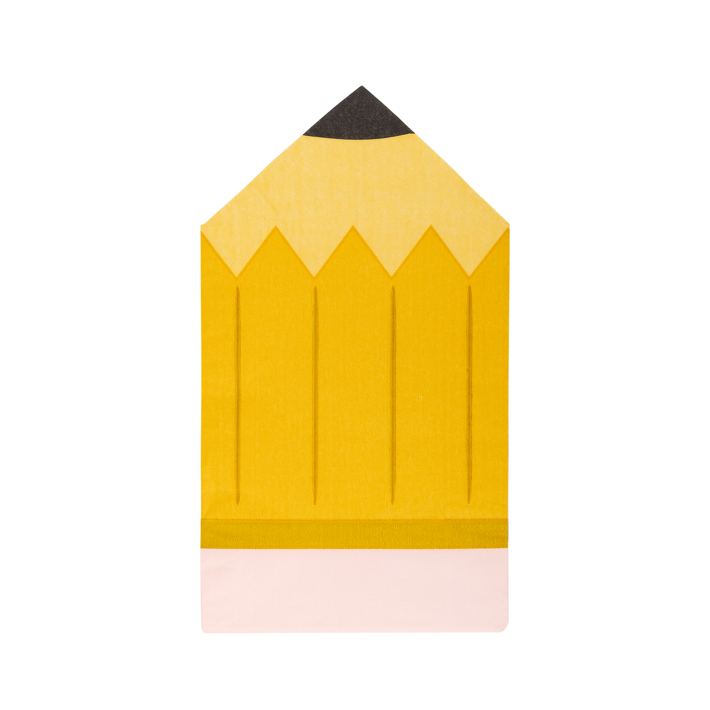 Pencil Shaped Napkins Back to School