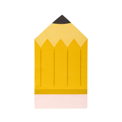Pencil Shaped Napkins Back to School