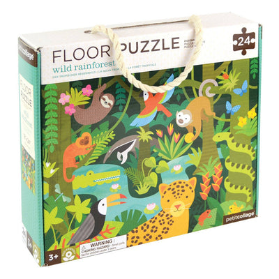 Wild Rainforest 24-Piece Floor Puzzle - Mulberry Market Designs