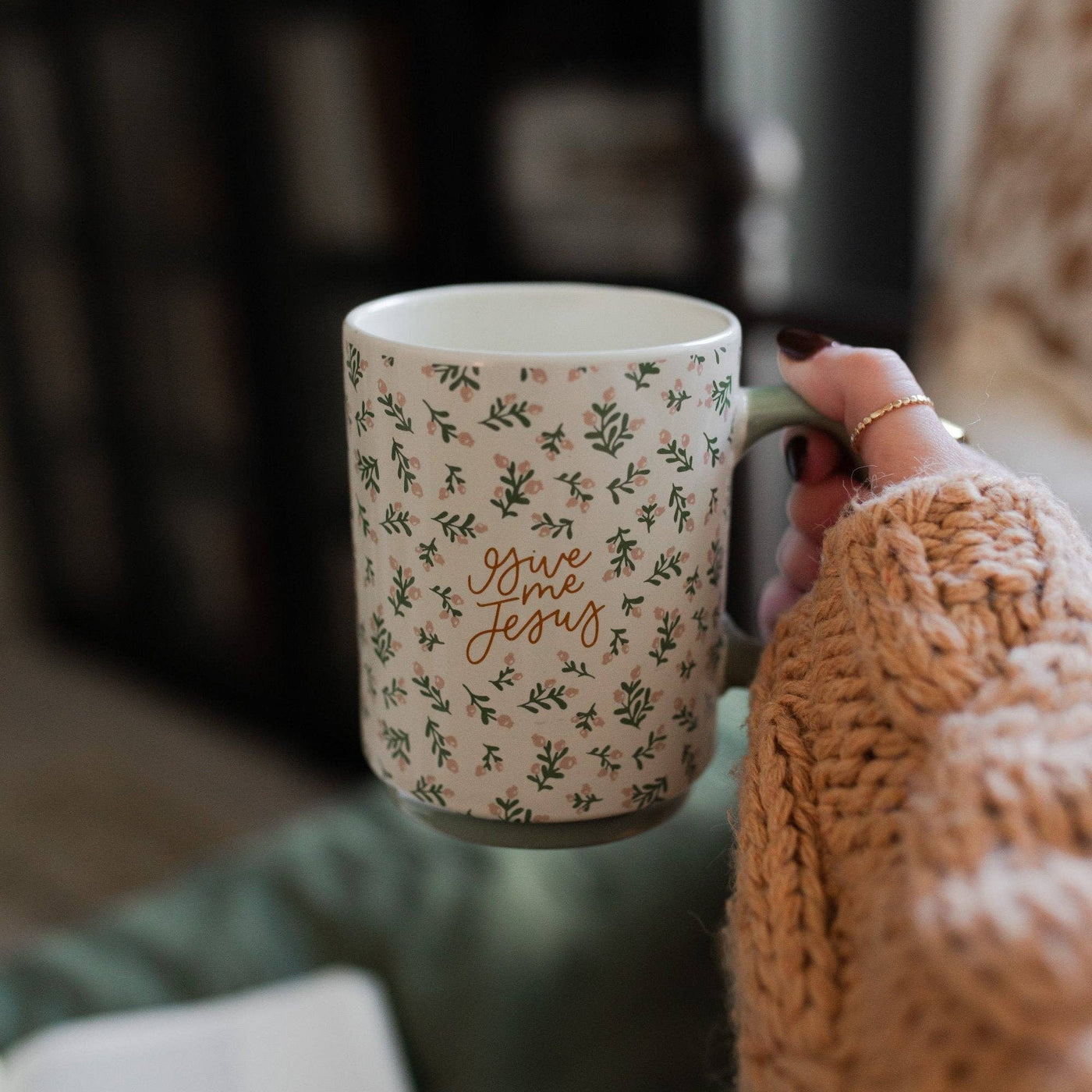Give Me Jesus Floral Mug - Mulberry Market Designs