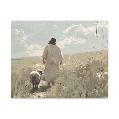 Jesus Leaves the 99 Canvas Art