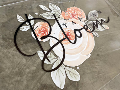 Custom Acrylic Business Logo Sign - Mulberry Market Designs