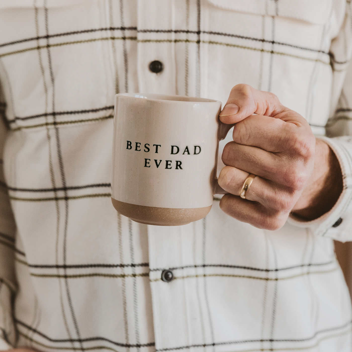 Best Dad Ever Stoneware Coffee Mug - Mulberry Market Designs