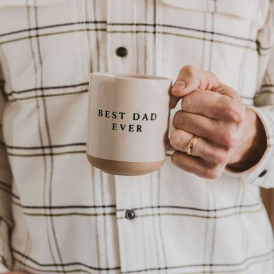 Best Dad Ever Stoneware Coffee Mug - Mulberry Market Designs
