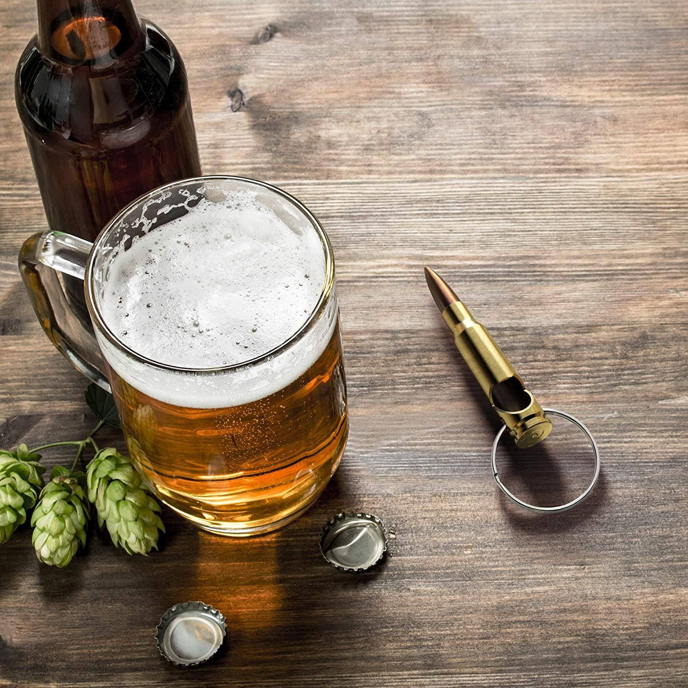 Real Bullet Keychain Bottle Opener