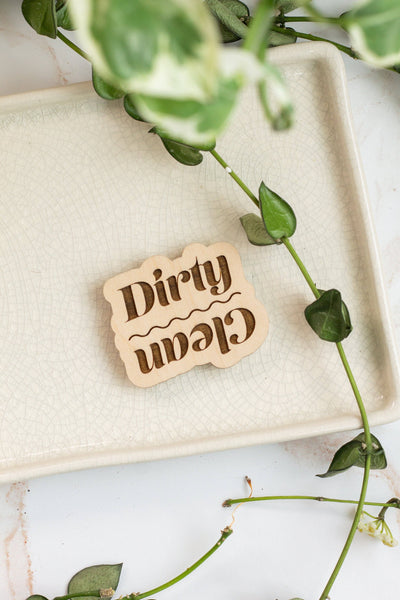 Clean/Dirty Dishwasher Magnet - Mulberry Market Designs