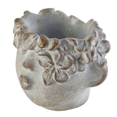 Flower Child Cement Planter Pot - Mulberry Market Designs