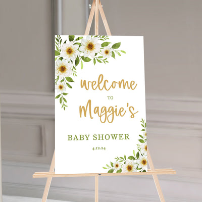 Personalized Baby Shower Sign - Mulberry Market Designs