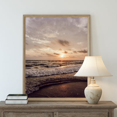 Treasure Island Beach Scene Framed Art Print - Mulberry Market Designs