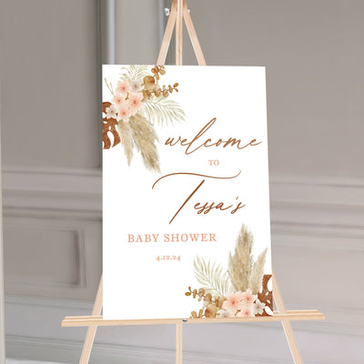 Boho Baby Shower Sign