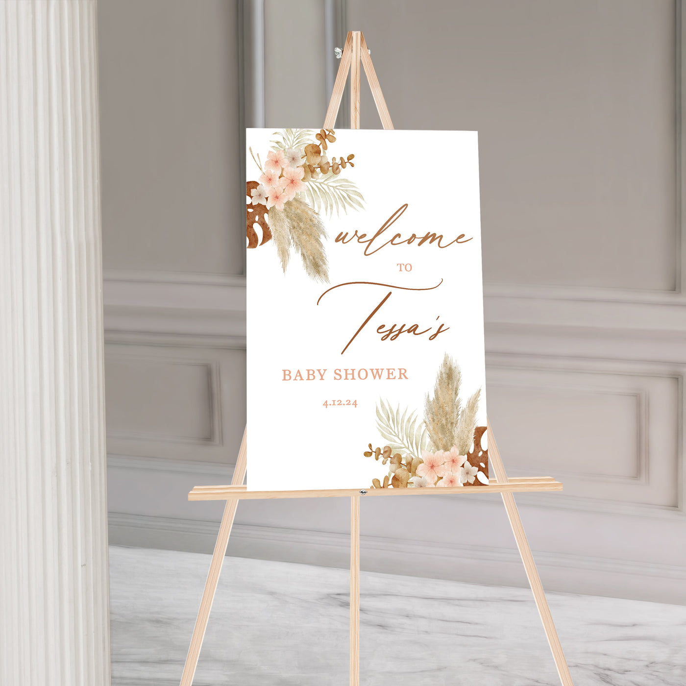 Boho Baby Shower Sign