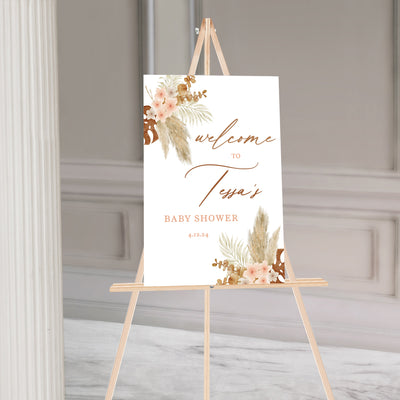 Boho Baby Shower Sign