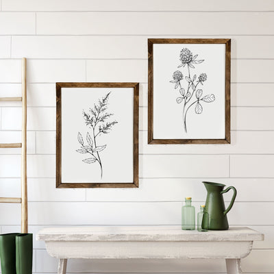 Floral Botanical Signs - Mulberry Market Designs