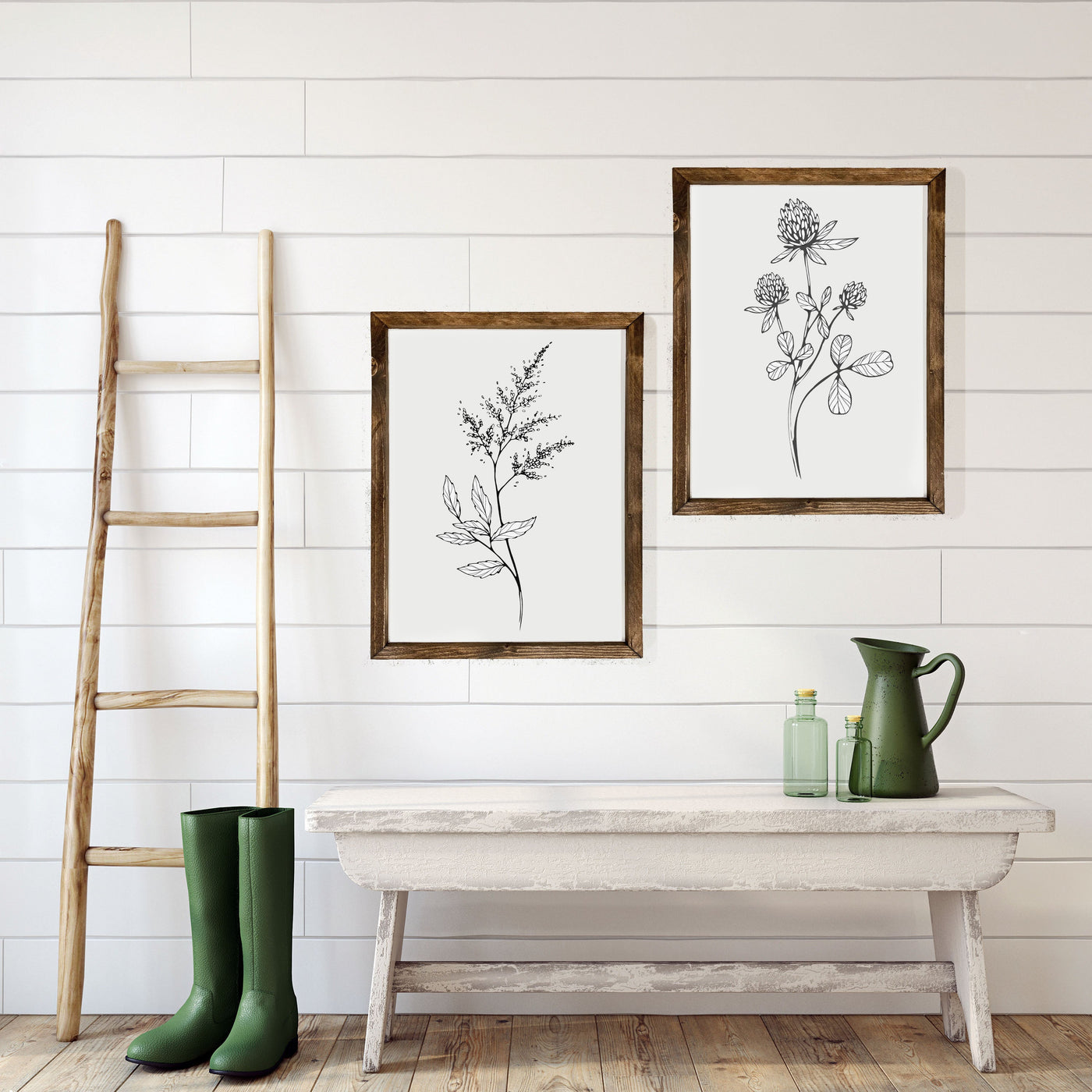 Floral Botanical Signs - Mulberry Market Designs