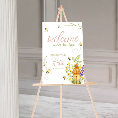 Bumble Bee Baby Shower Sign - Mulberry Market Designs