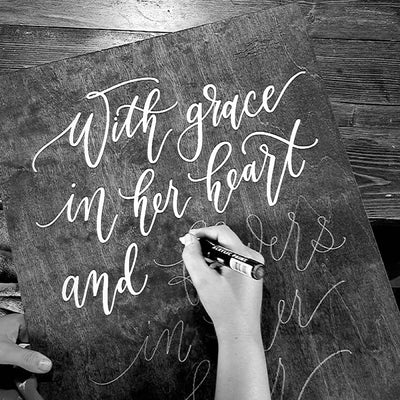 Modern Calligraphy Class for Beginners by Mulberry Market - Mulberry Market Designs