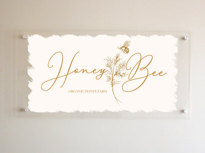 Sign for Business | Acrylic Logo Sign - Mulberry Market Designs