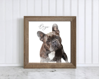 Custom Watercolor Pet Portrait Art