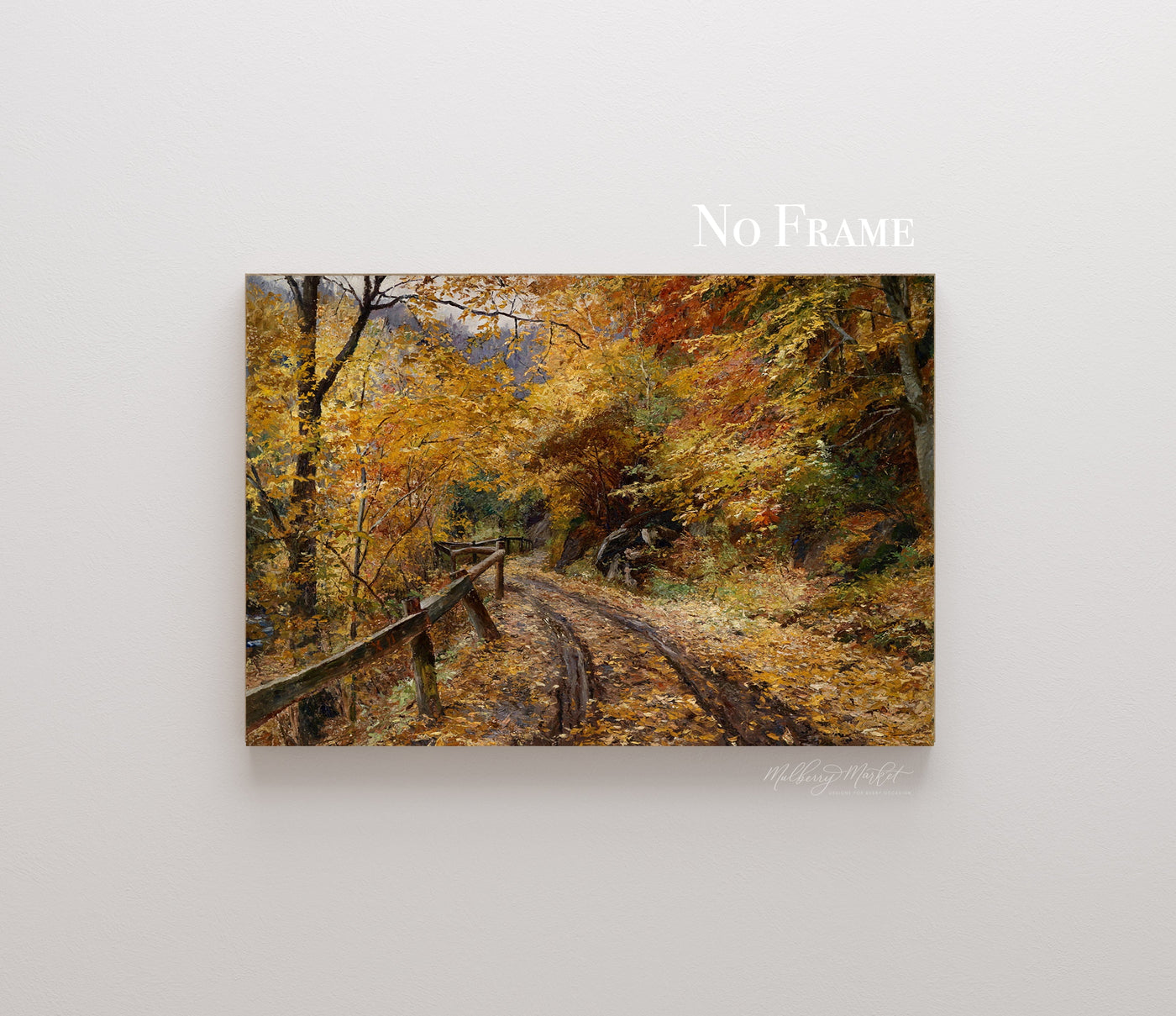 Falling Leaves Vintage Wall Art - Mulberry Market Designs