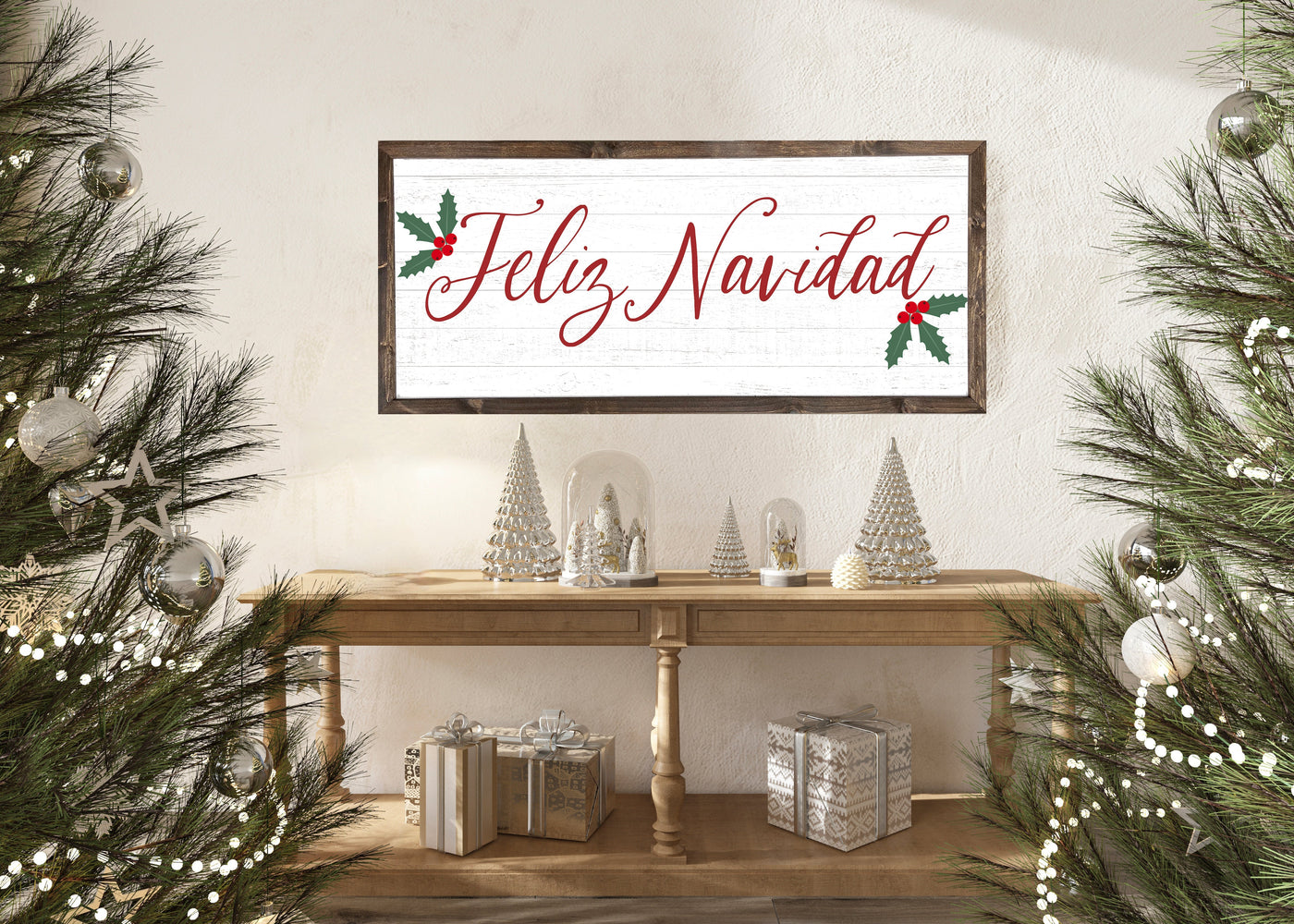 Feliz Navidad Christmas Sign - Mulberry Market Designs