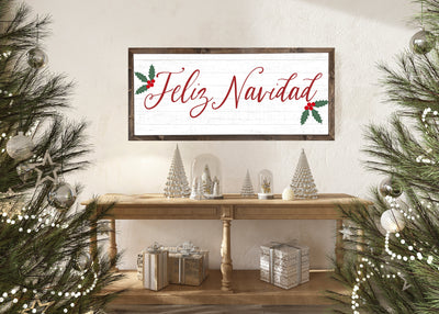 Feliz Navidad Christmas Sign - Mulberry Market Designs