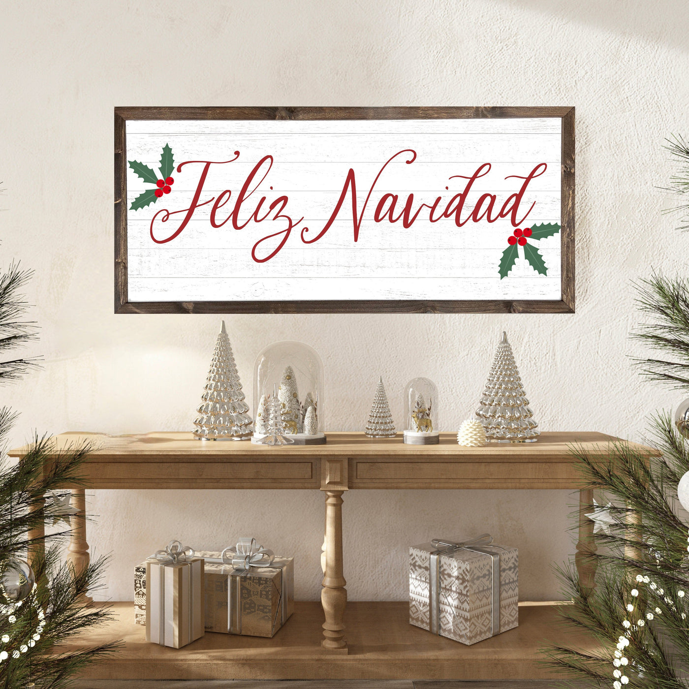 Feliz Navidad Christmas Sign - Mulberry Market Designs