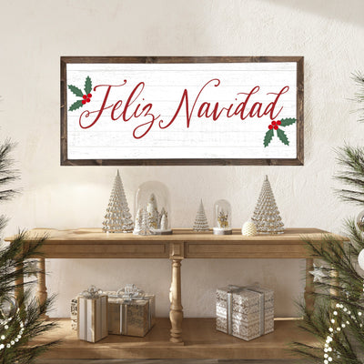 Feliz Navidad Christmas Sign - Mulberry Market Designs