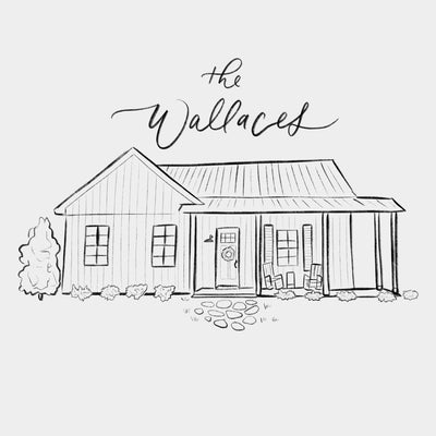 Custom House Portrait | Digital Download - Mulberry Market Designs