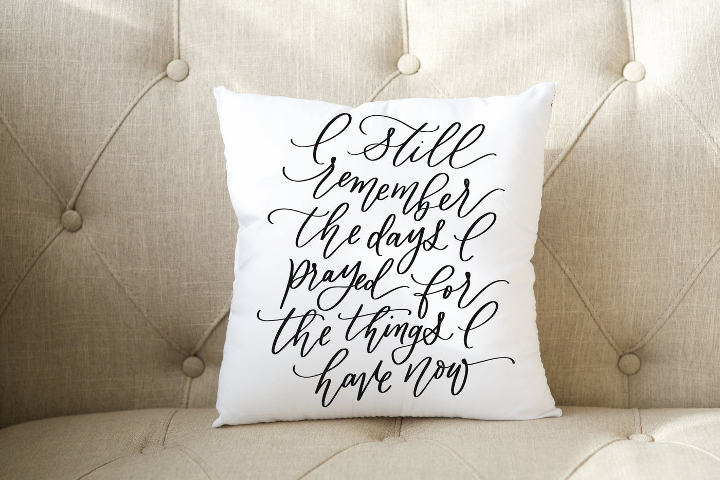 I Still Remember Pillow - Mulberry Market Designs