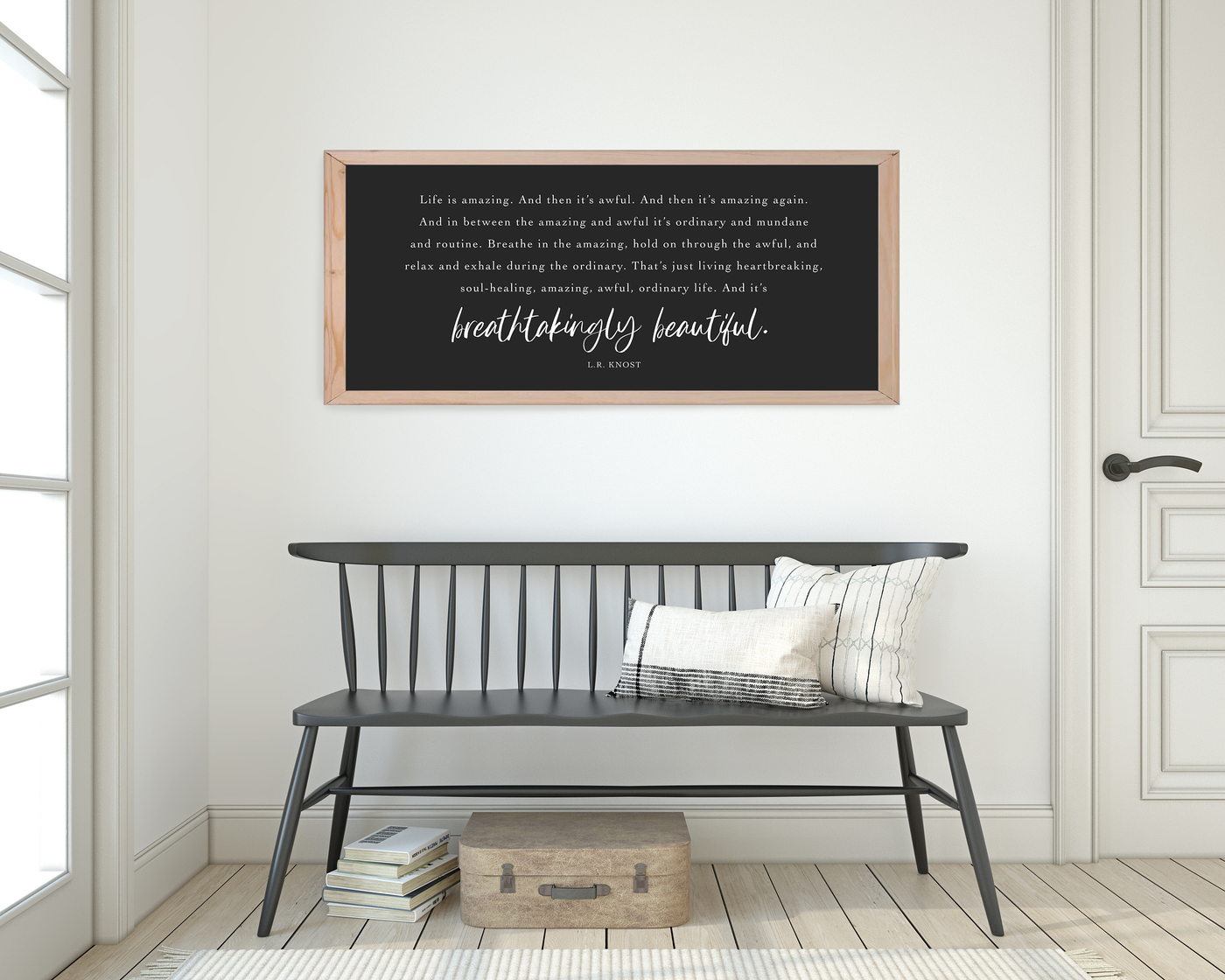 Life Is Amazing Wood Framed Sign - Mulberry Market Designs