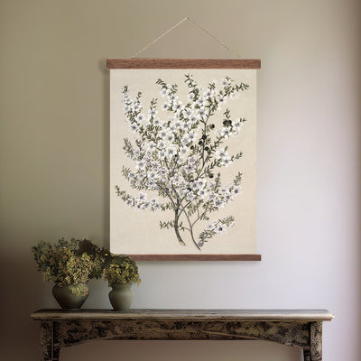 Manuka Flower Hanging Canvas Art - Mulberry Market Designs