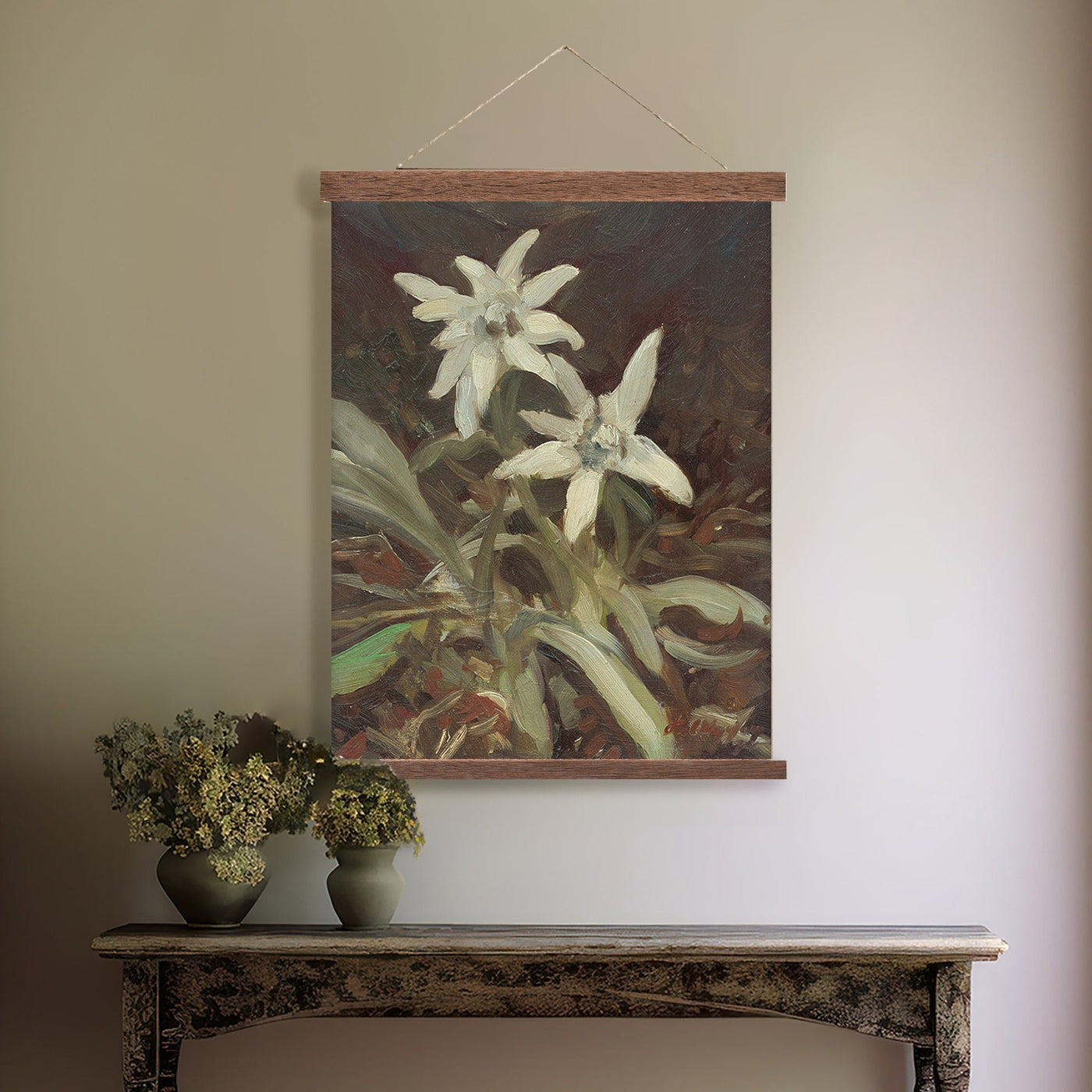 Mountain Flowers Canvas Art - Mulberry Market Designs