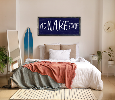 No Wake Zone Wall Art - Mulberry Market Designs