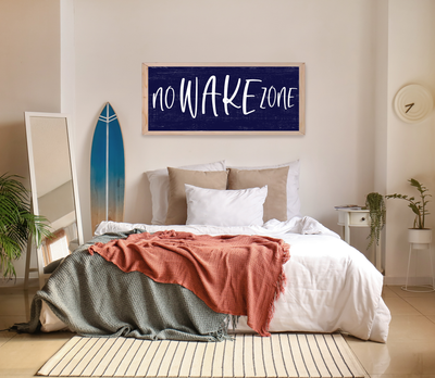 No Wake Zone Wall Art - Mulberry Market Designs