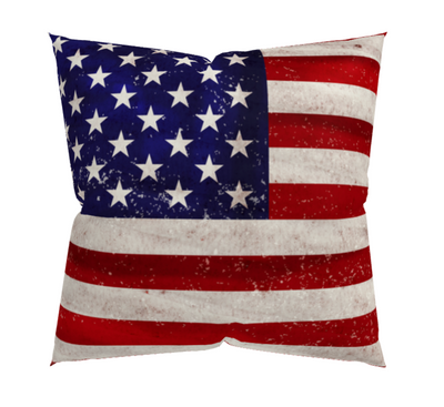 American Flag Pillow - Mulberry Market Designs