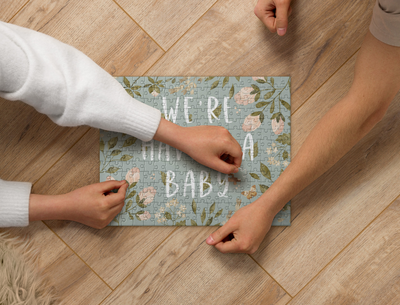 Pregnancy Announcement Puzzle "We're Having A Baby" - Mulberry Market Designs