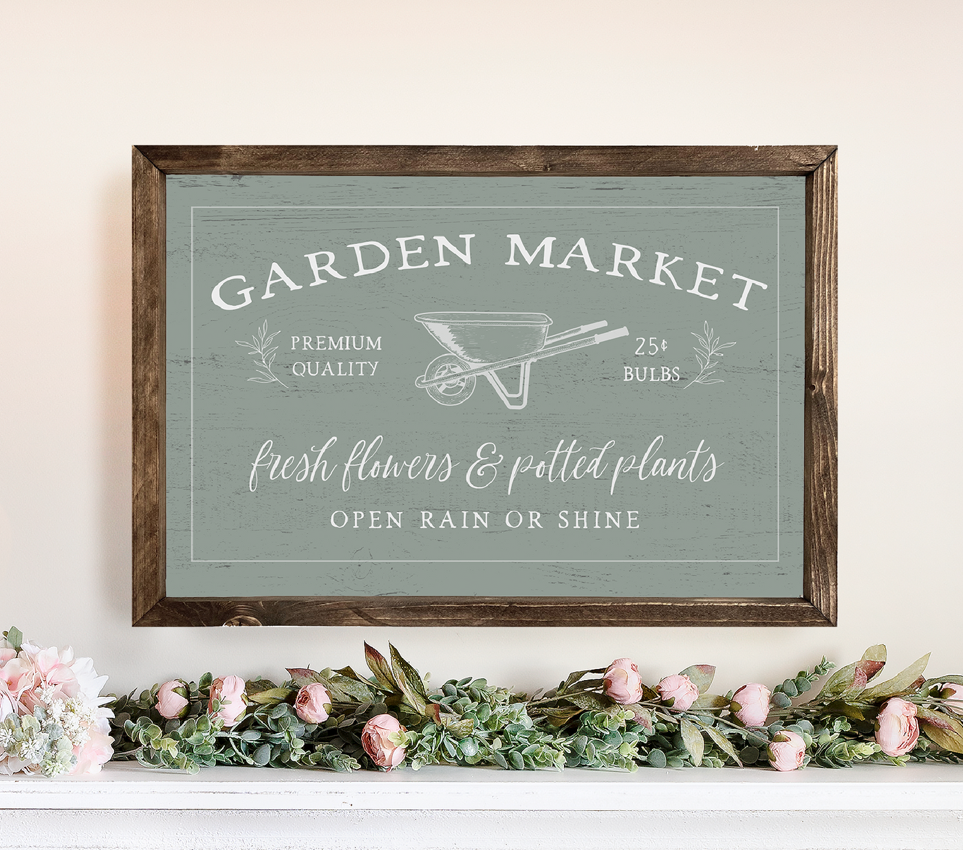 Garden Market Farmhouse Wall Art - Mulberry Market Designs