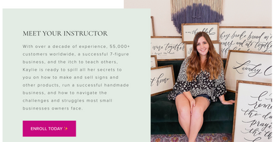 How To Make Signs Online Course - Mulberry Market Designs