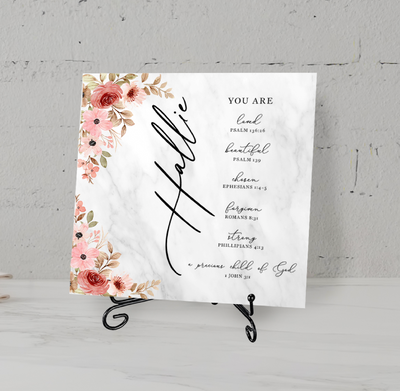 Personalized Name Christian Gift Sign - Mulberry Market Designs