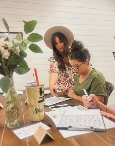 Modern Calligraphy Class for Beginners by Mulberry Market