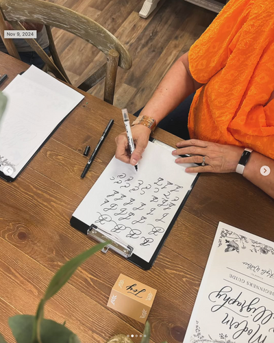 Modern Calligraphy Class for Beginners by Mulberry Market
